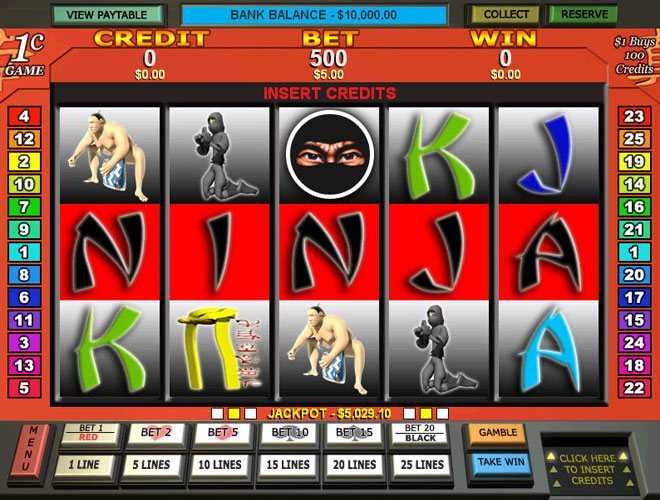 Ninja star slots