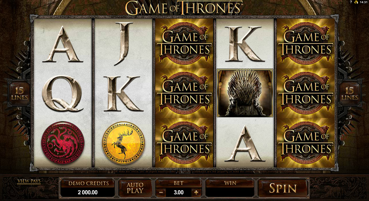 Branded Slot - Game of Thrones