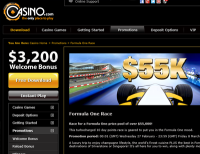 Formula One Fun at Casino.com